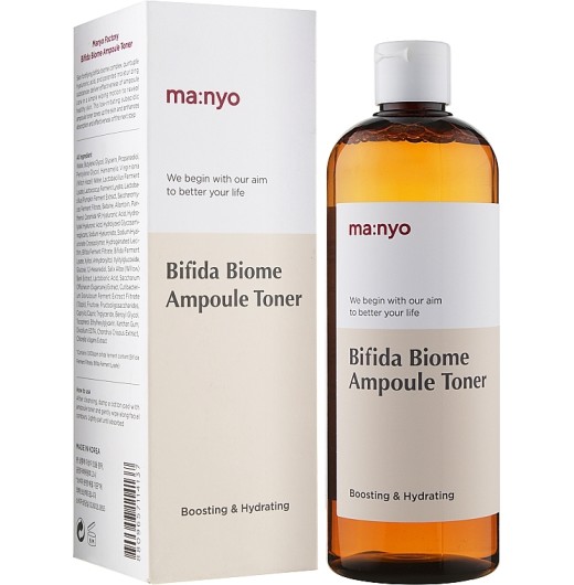 Ампульный укрепляющий тонер с бифидобактериями Manyo Bifida Biome Ampoule Toner 210 мл