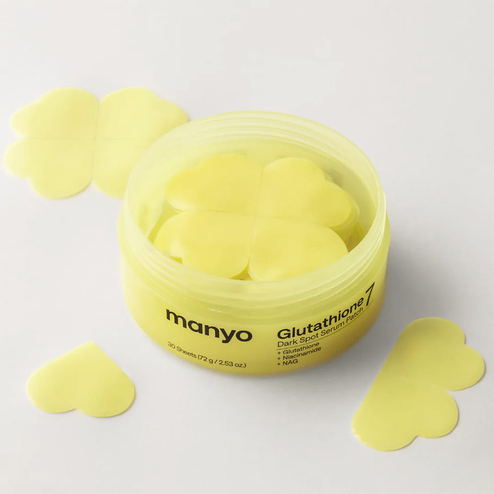 Сывороточные патчи против пигментных пятен с глутатионом, ниацинамидом Manyo Factory Glutathione 7 Dark Spot Serum Patch, 30 шт. / 72 г