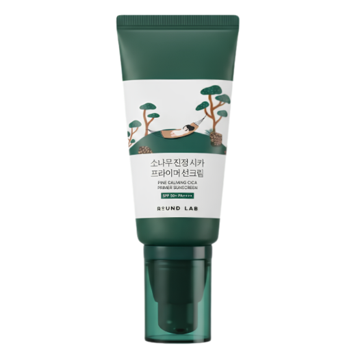 Солнцезащитный крем-праймер для проблемной кожи Round Lab Pine Calming Cica Primer Sunscreen SPF 50+ PA++++ 40 мл