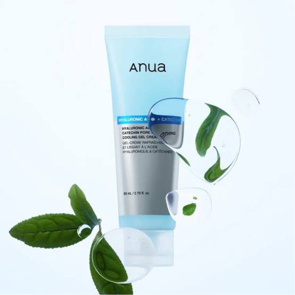 Охлаждающий гель-крем ANUA Hyaluronic Acid Pore Smoothing Cooling Gel Cream 80мл