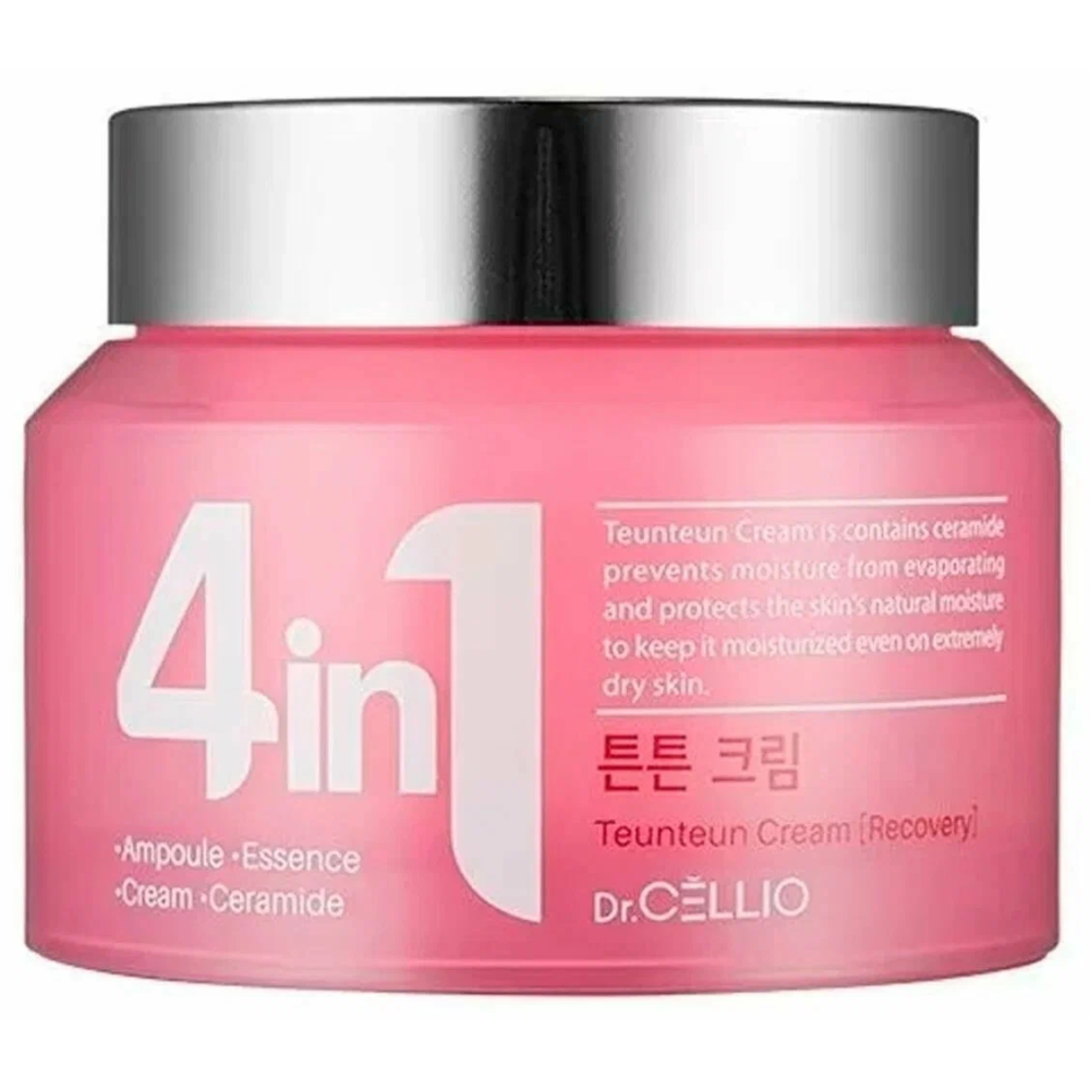 Укрепляющий крем для лица Dr. Cellio Dr.G50 4 in 1 Teunteun Cream Ceramide, 70 мл
