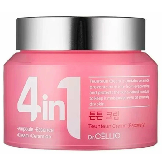Укрепляющий крем для лица Dr. Cellio Dr.G50 4 in 1 Teunteun Cream Ceramide, 70 мл