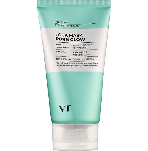 Ночная маска-плёнка для лица VT Cosmetics PDRN Glow Lock Mask, 100 мл