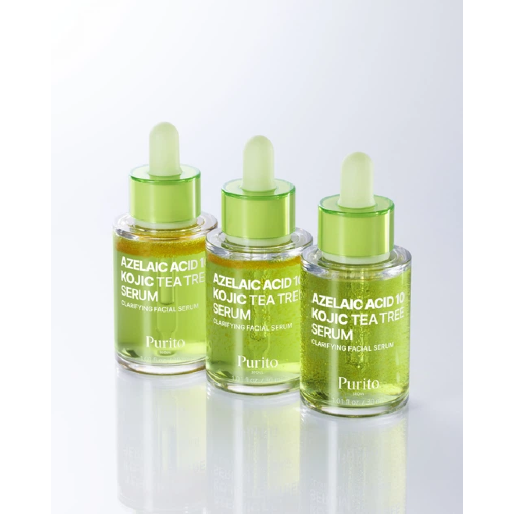 Сыворотка для лица PURITO Azelaic Acid 10 Kojic Tea Tree Serum, 30 мл