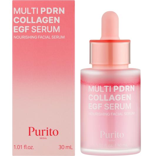 Восстанавливающая сыворотка PURITO Multi PDRN Collagen EGF Serum, 30 мл