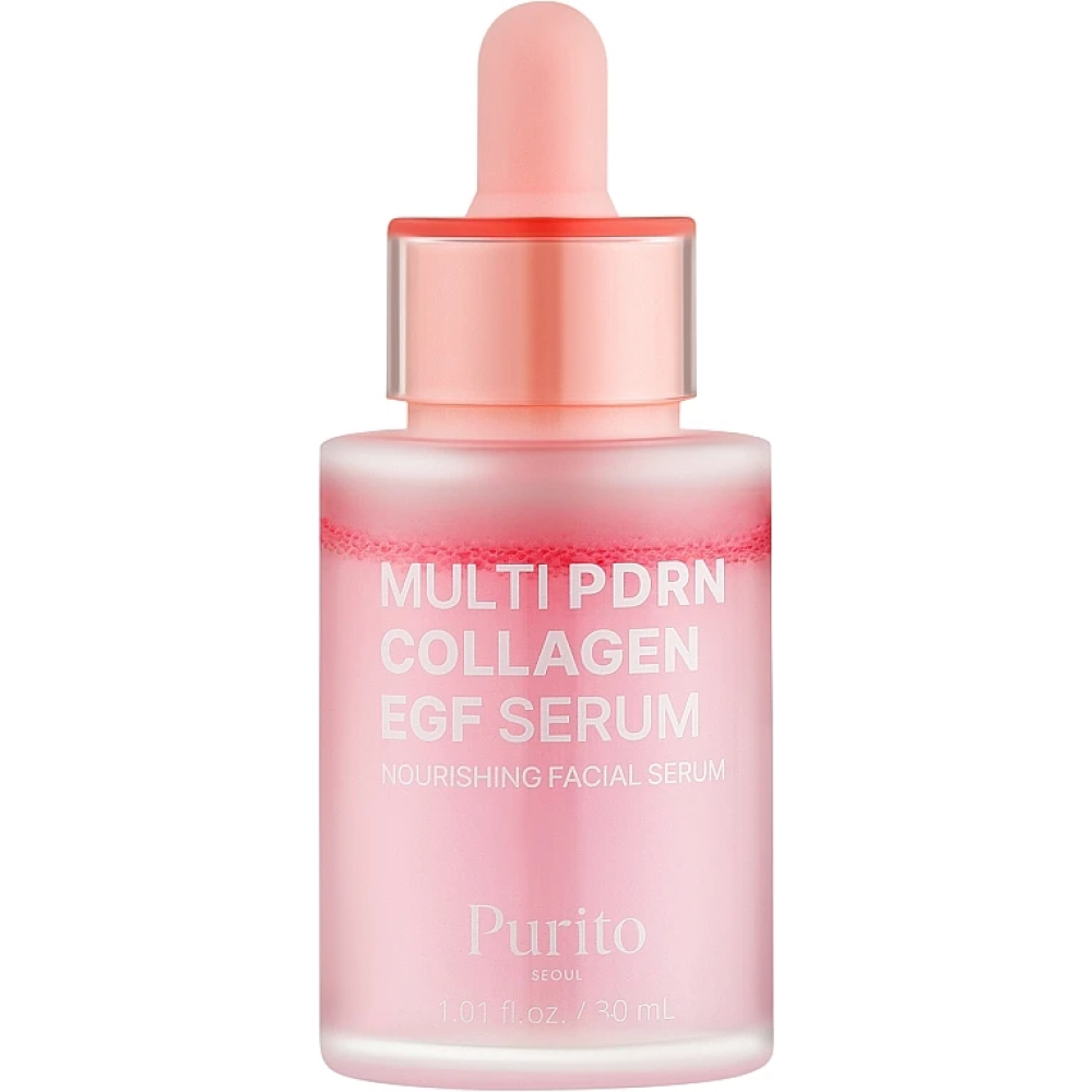 Восстанавливающая сыворотка PURITO Multi PDRN Collagen EGF Serum, 30 мл
