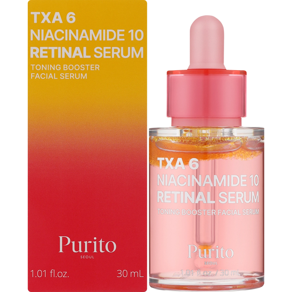 Осветляющая сыворотка PURITO TXA 6 Niacinamide 10 Retinal Serum, 30 мл