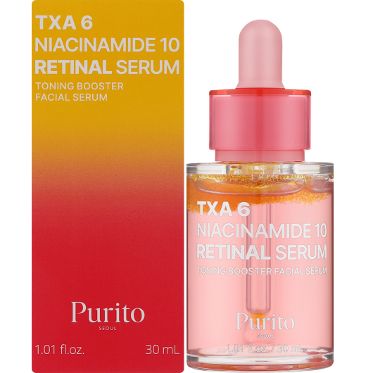 Осветляющая сыворотка PURITO TXA 6 Niacinamide 10 Retinal Serum, 30 мл