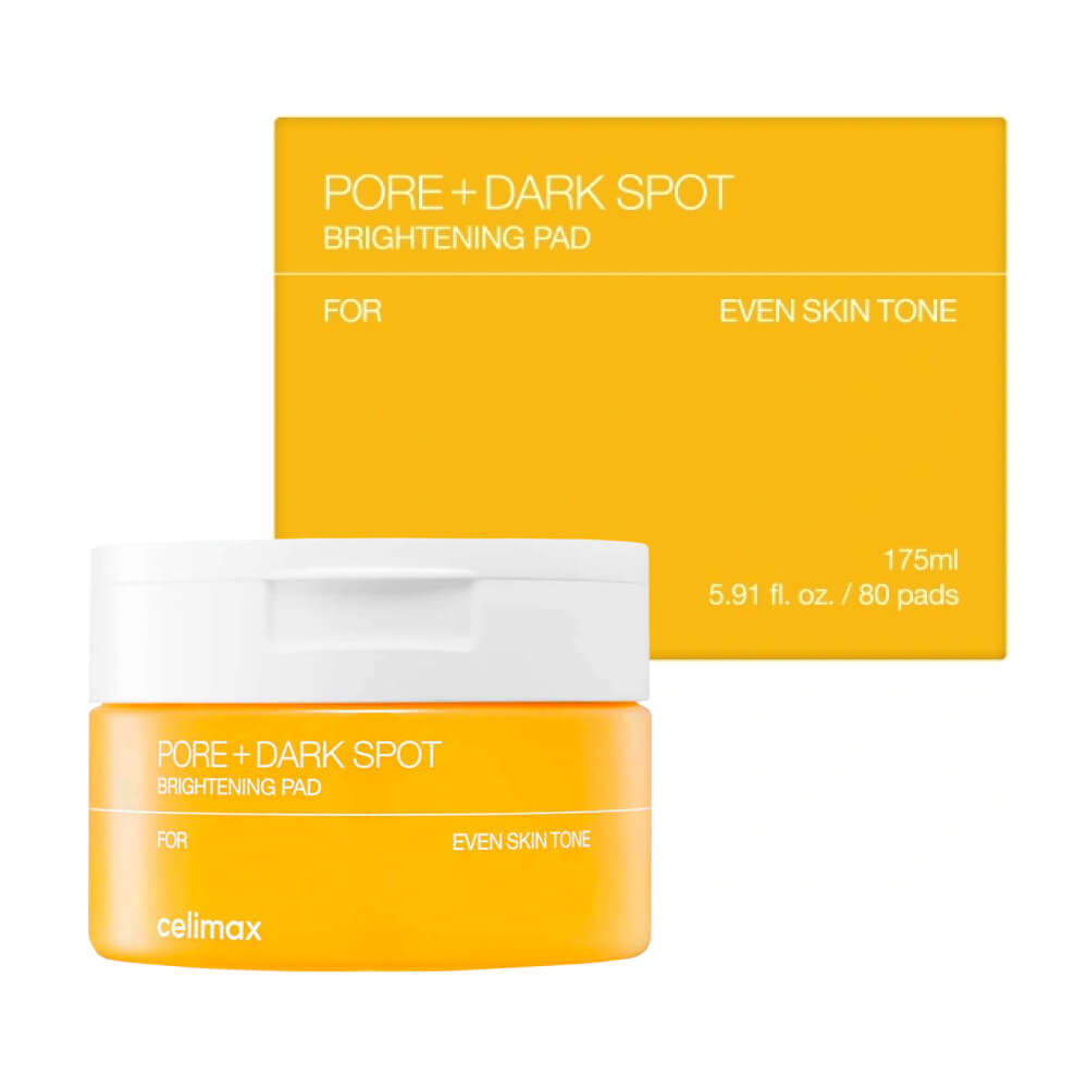 Осветляющие тонер-пэды Celimax Pore+Dark Spot Brightening Pad, 175 мл, 80 шт.