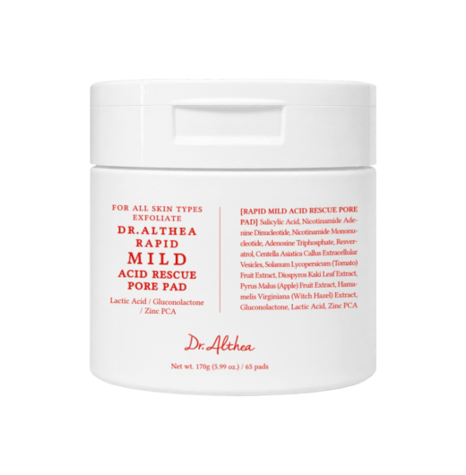 Кислотные пэды Dr. Althea Rapid Mild Acid Rescue Pore Pad, 170 г, 65 шт.