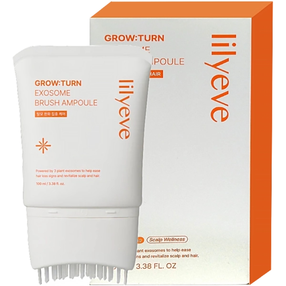 Ампула против выпадения волос LILYEVE Grow:Turn Exosome Brush Ampoule, 100 мл