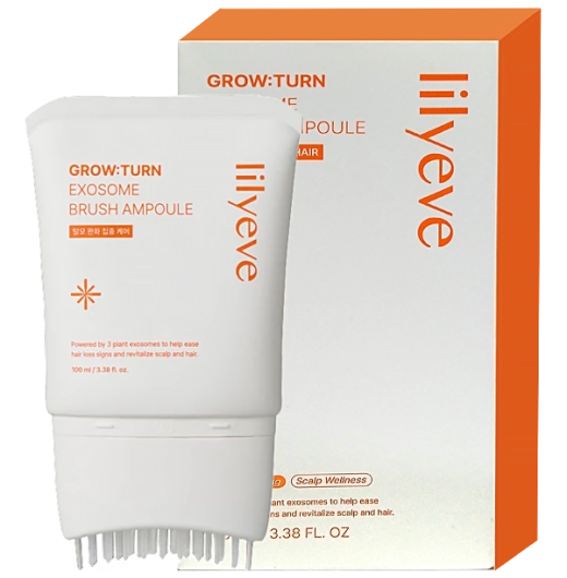 Ампула против выпадения волос LILYEVE Grow:Turn Exosome Brush Ampoule, 100 мл