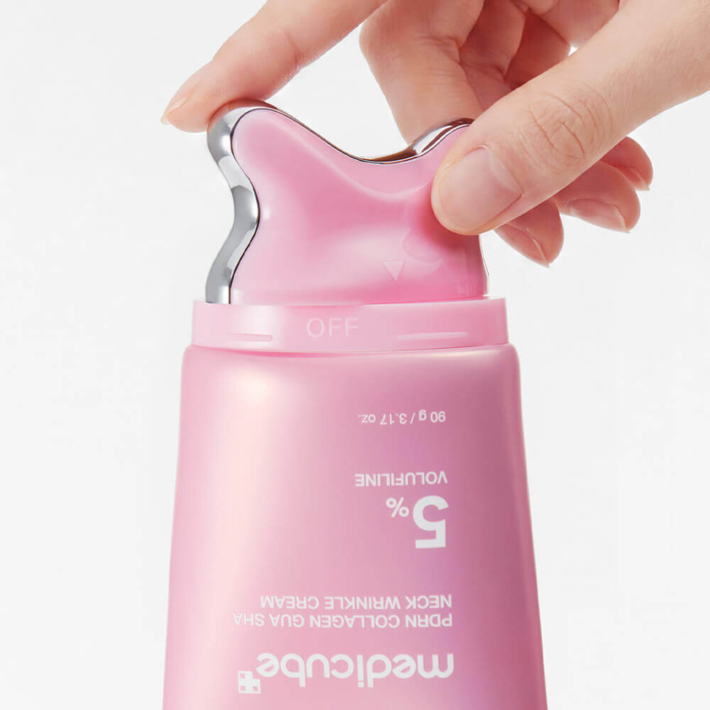 Крем для шеи с гуаша Medicube PDRN Collagen Gua Sha Neck Wrinkle Cream 90 г