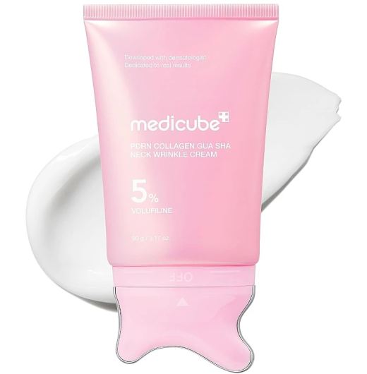 Крем для шеи с гуаша Medicube PDRN Collagen Gua Sha Neck Wrinkle Cream 90 г