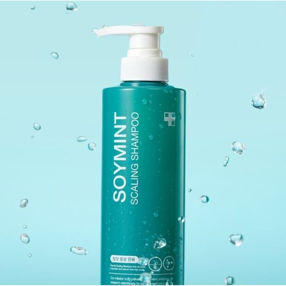 Охлаждающий шампунь для кожи головы Medicube Soymint Scaling Shampoo 490 мл