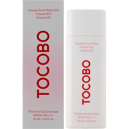 Солнцезащитный tone-up крем TOCOBO Vita Tone Up Sun Cream SPF50+ PA++++ 50 мл