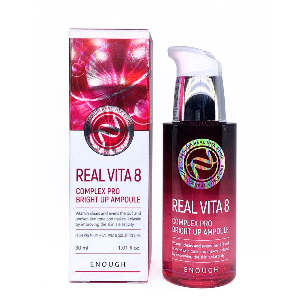 Cыворотка Enough Real Vita 8 Complex Pro Bright up Ampoule 30 мл