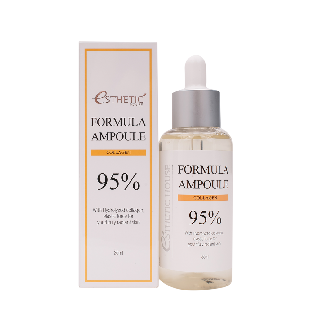 Сыворотка для лица с коллагеном Esthetic House Formula Ampoule Collagen, 80 мл.