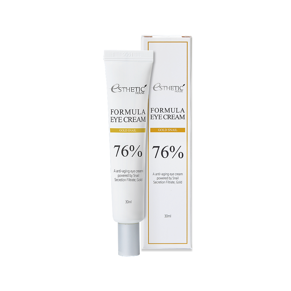 Крем для век и кожи вокруг глаз с муцином улитки Esthetic House Formula Eye Cream Gold Snail, 30 мл