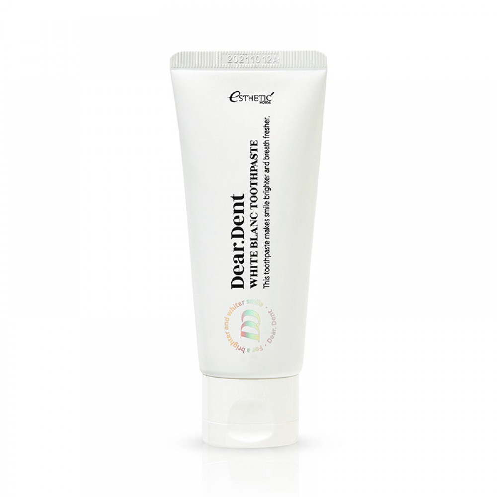 Esthetic House Паста зубная отбеливающая - Dear.dent white blanc toothpaste, 80г