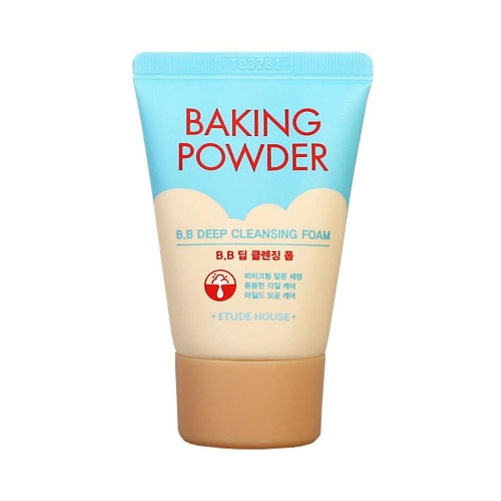 Пенка для умывания очищающая пенка с содой для снятия Etude House Baking Powder BB Deep Cleansing Foam, 30 мл
