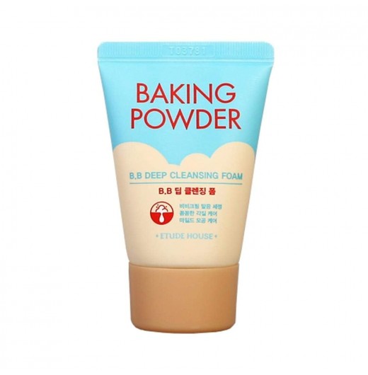 Пенка для умывания очищающая пенка с содой для снятия Etude House Baking Powder BB Deep Cleansing Foam, 30 мл