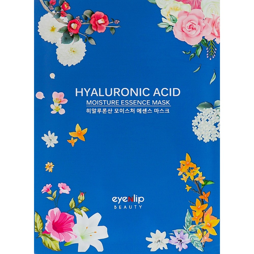Тканевая маска для лица увлажняющая с гиалуроновой кислотой Eyenlip Hyaluronic Acid Moisture Essence Mask