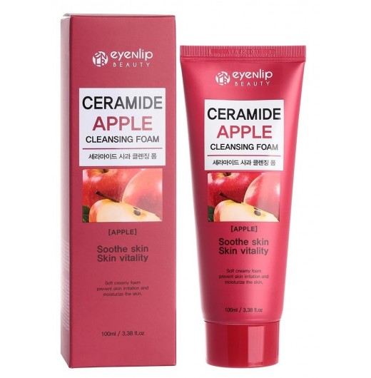 Пенка для умывания Eyenlip Ceramide Apple Cleansing Foam, 100мл