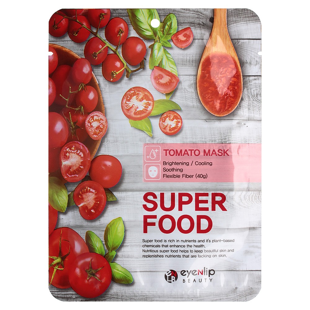 Тканевая маска для лица с экстрактом томата Eyenlip Super Food Tomato Mask