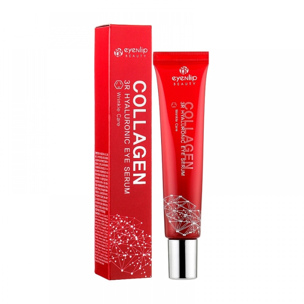 Сыворотка-роллер для кожи вокруг глаз EYENLIP Collagen 3R Hyaluronic Eye Serum, 25 мл