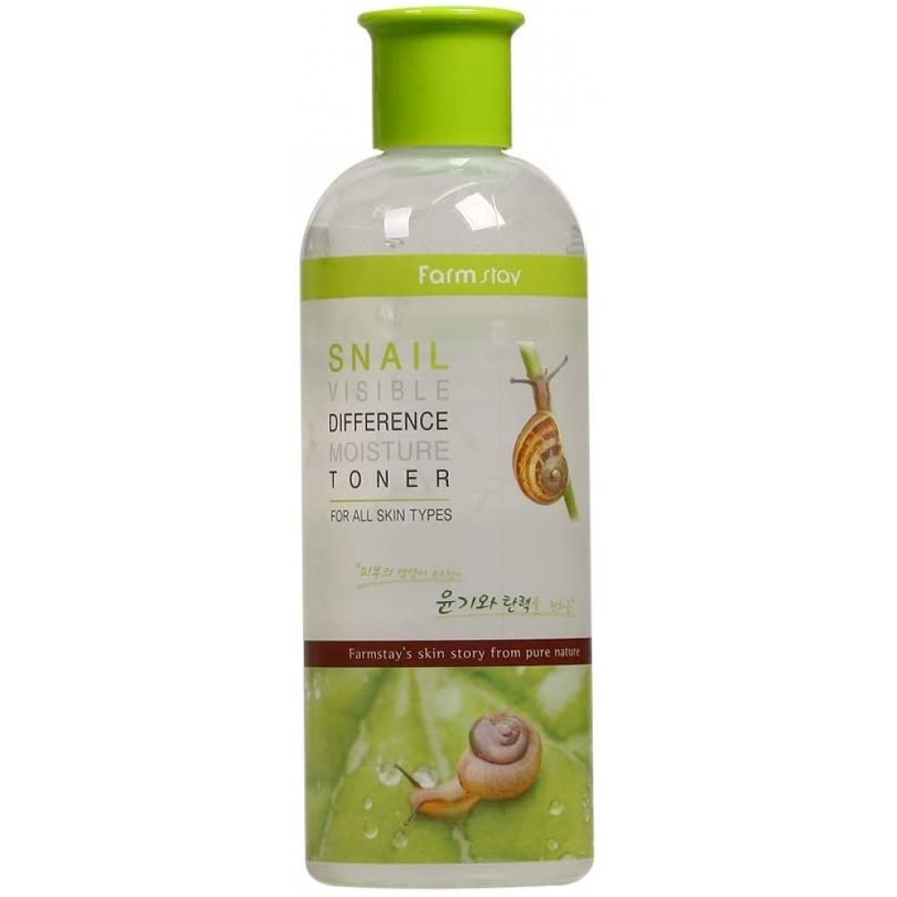 Тонер для лица с муцином улитки FarmStay Snail Visible Difference Moisture Toner 350мл