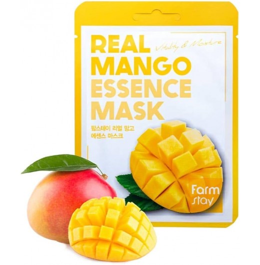 Тканевая маска с экстрактом манго FarmStay Real Mango Essence Mask