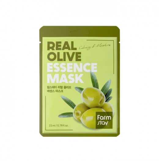 Тканевая маска с экстрактом оливы FarmStay Real Olive Essence Mask