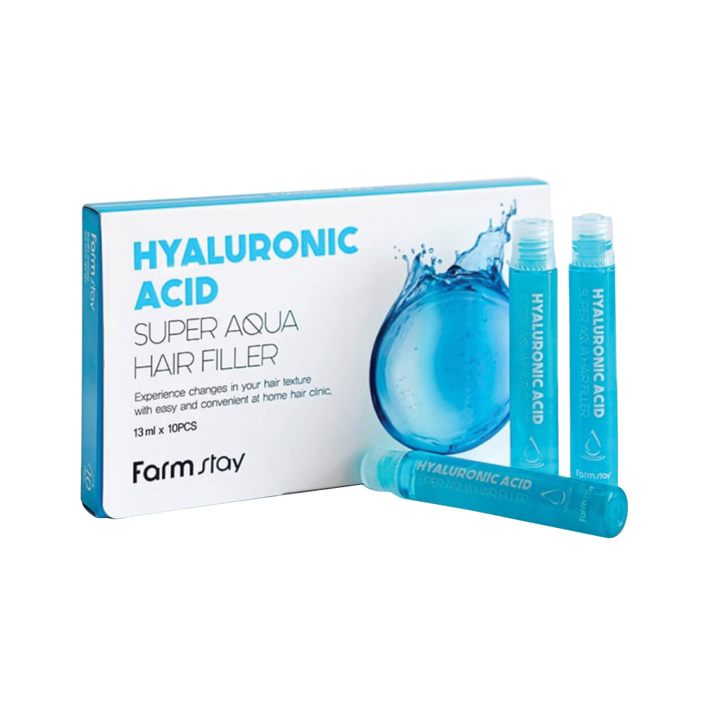 Увлажняющий филлер для волос с гиалуроновой кислотой FARMSTAY Hyaluronic Acid Super Aqua Hair Filler Увлажняющий филлер для волос с гиалуроновой кислотой FARMSTAY Hyaluronic Acid Super Aqua Hair Filler