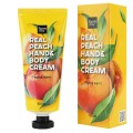Крем для рук и тела с экстрактом персика FarmStay Real Peach Hand & Body Cream, 100 мл