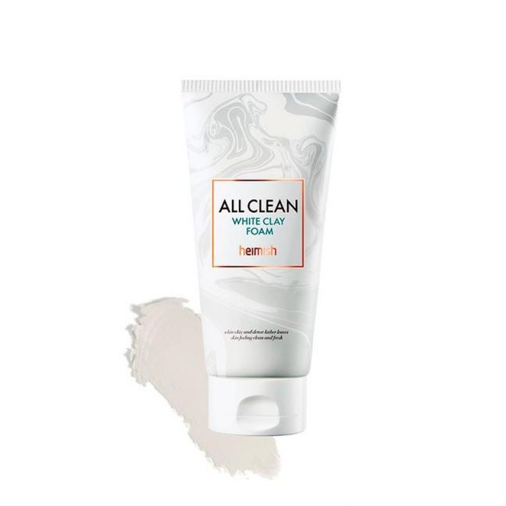 Пенка для умывания для глубокого очищения пор Heimish All Clean White Clay Foam, 30мл