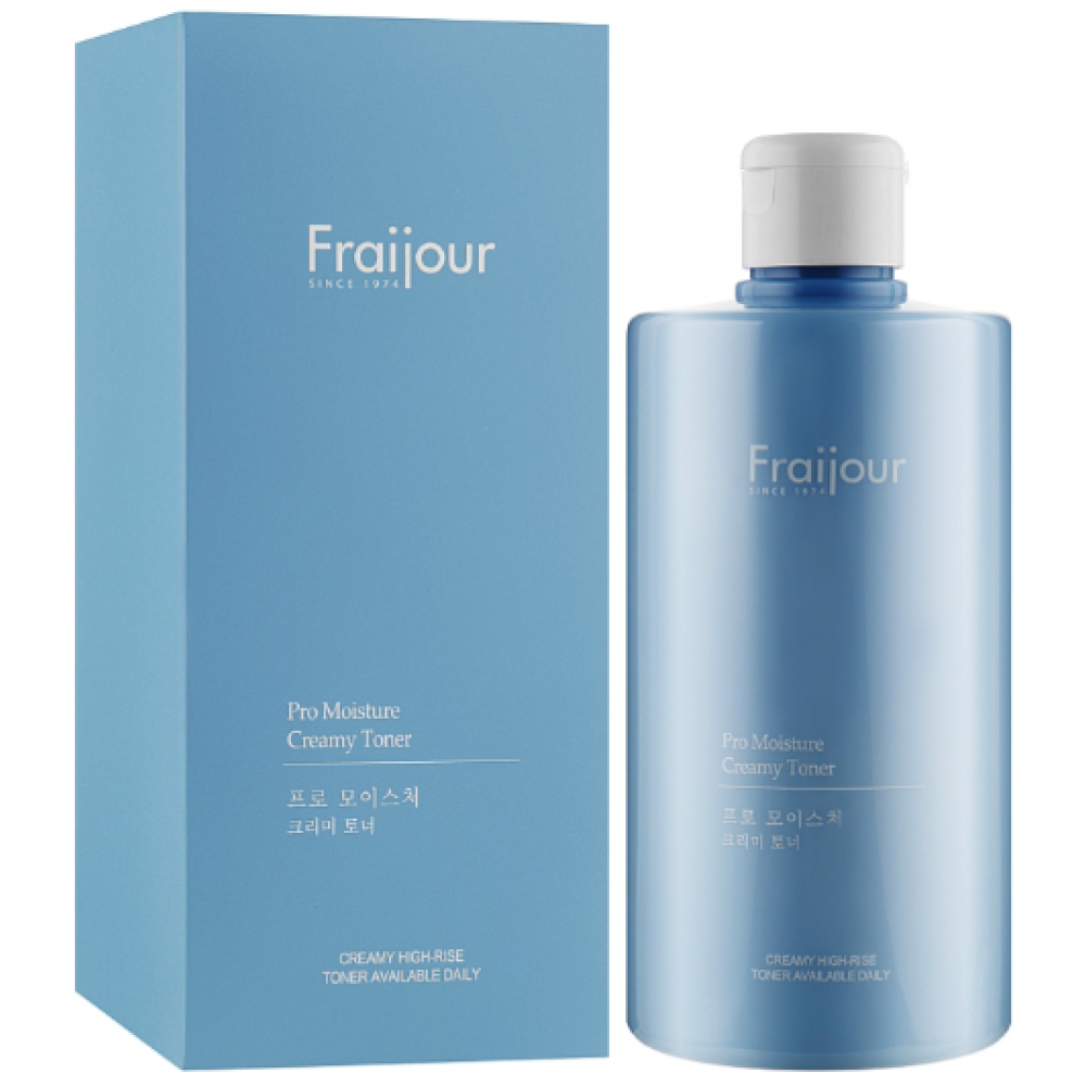 Тонер для лица увлажняющий с комплексом пробиотиков Evas Fraijour Pro-Moisture Creamy Toner, 500 мл Тонер для лица увлажняющий с комплексом пробиотиков Evas Fraijour Pro-Moisture Creamy Toner, 500 мл