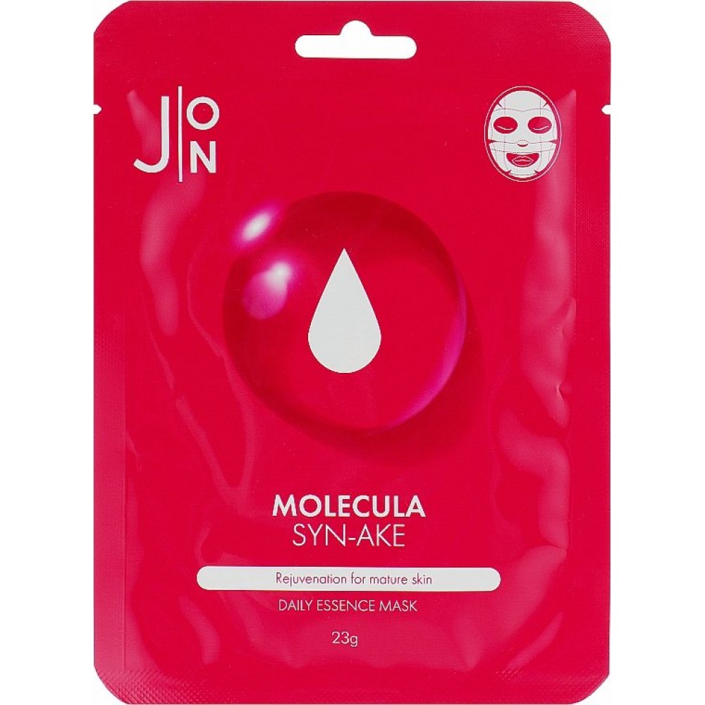 Тканевая маска для лица со змеиным пептидом J:ON Syn-Ake Daily Mask Sheet