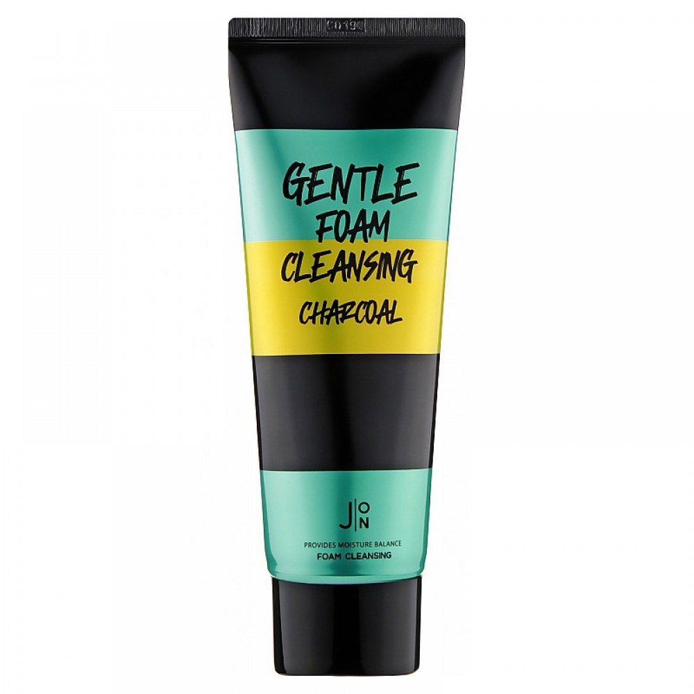 Пенка для умывания с углем  J:ON Gentle Foam Cleansing Charcoal