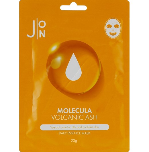 Тканевая маска для лица с вулканическим пеплом J:ON Molecula Volcanic Ash