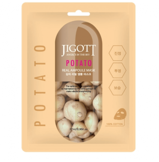 Тканевая маска JIGOTT Real Ampoule Mask Potato