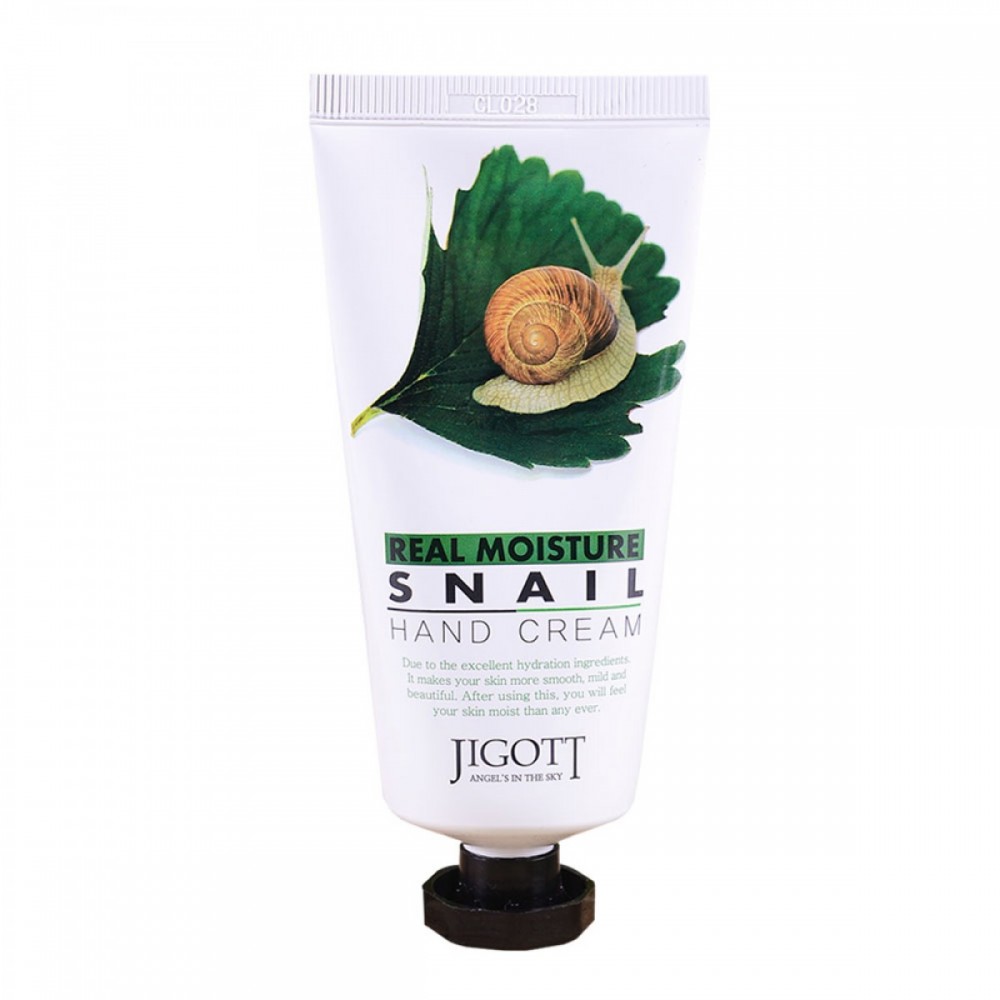Крем для рук с муцином улитки Jigott Real Moisture Snail Hand Cream, 100 мл
