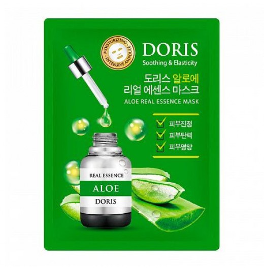 Тканевая маска для лица Jigott Doris Aloe Real Essence