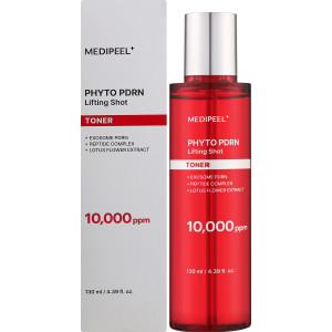 Пептидный лифтинг-тонер с ПДРН MEDIPEEL Phyto Exosome PDRN Lifting Shot Toner 130мл