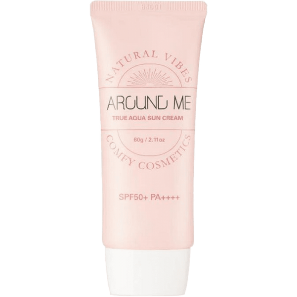 Солнцезащитный крем для лица WELCOS Around Me True Aqua Sun Cream SPF50+ PA++++ 60гр