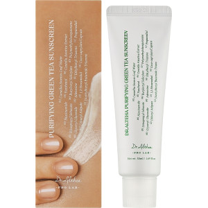 Успокаивающий солнцезащитный крем с растительными экстрактами Dr.Althea Purifying Green Tea Sunscreen SPF50+PA++++