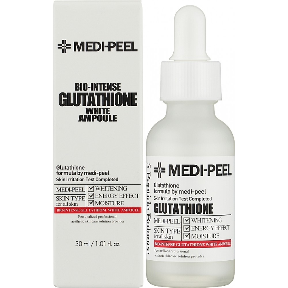 Осветляющая ампульная сыворотка с глутатионом Medi-Peel Bio-Intense Glutathione White Ampoule 30мл