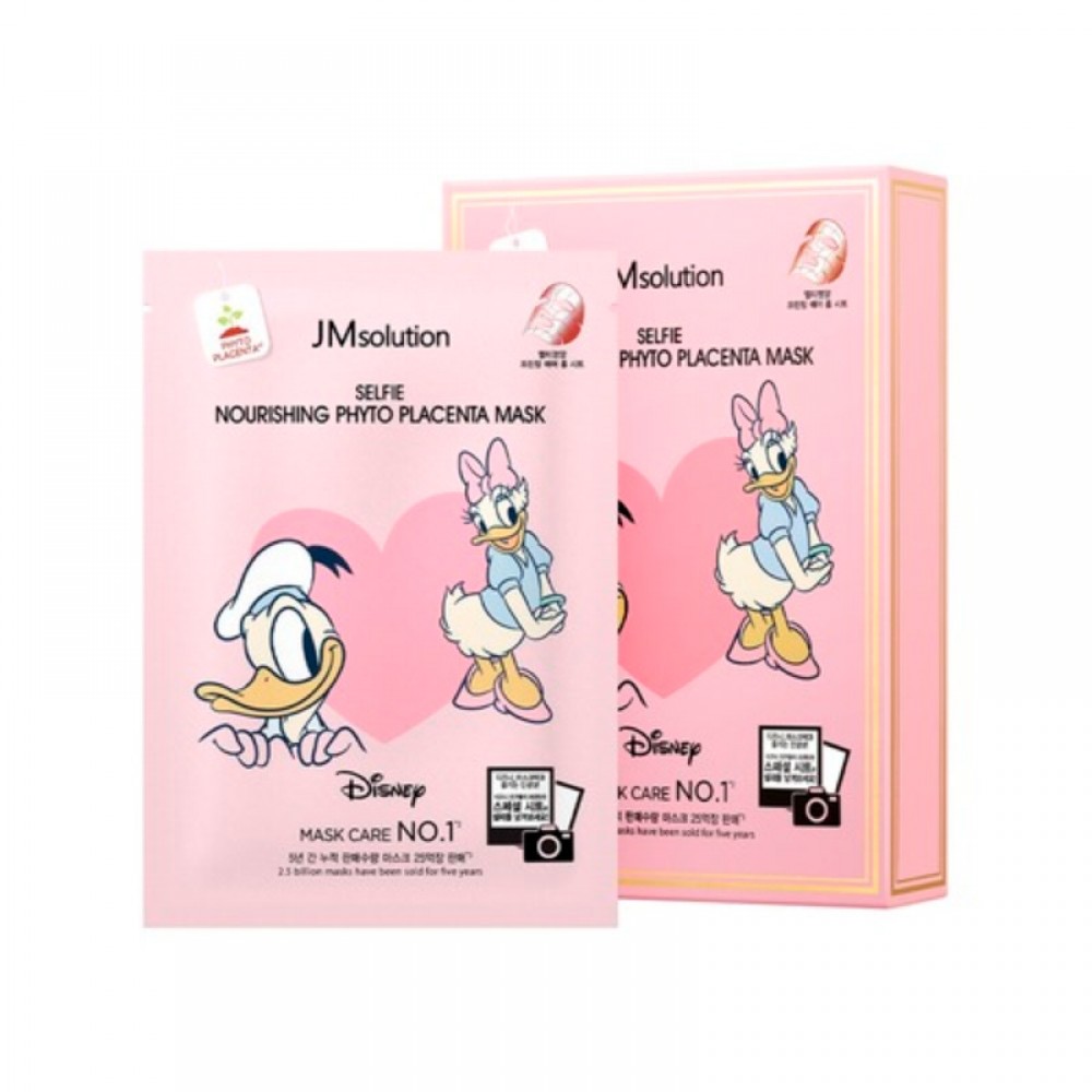Тканевая маска с экстрактом фитоплаценты JM SOLUTION Disney Selfie Nourishing Phyto Placenta Mask