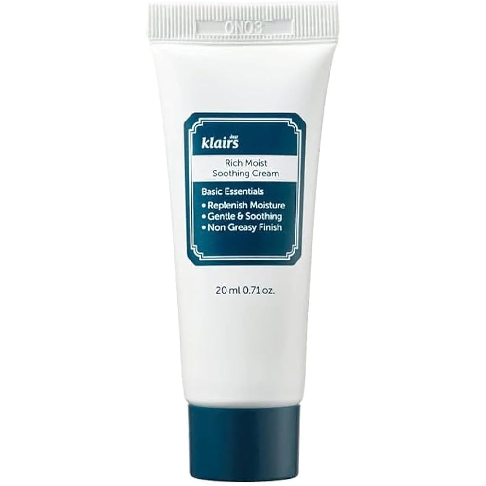 Увлажняющий успокаивающий крем для лица Dear, Klairs Rich Moist Soothing Cream, 20мл