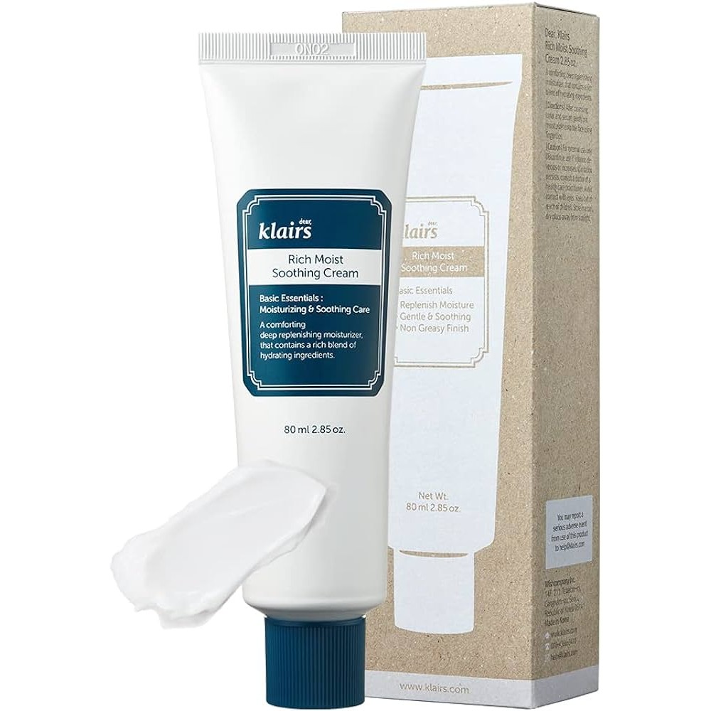 Увлажняющий успокаивающий крем для лица Dear, Klairs Rich Moist Soothing Cream, 80мл